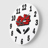 Pinball Speler Acryl Ronde Wandklok #8 (Hoek)