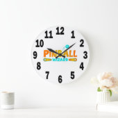 Pinball Speler Acryl Ronde Wandklok #9 (Huis)