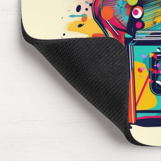 Pinball speler Non Slip Mousepad #25 Muismat (Hoek)