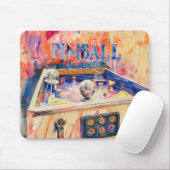 Pinball speler Non Slip Mousepad #26 Muismat (Met muis)