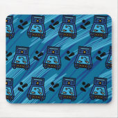 Pinball speler Non Slip Mousepad #2-4 Muismat (Voorkant)