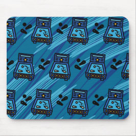 Pinball speler Non Slip Mousepad #2-4 Muismat