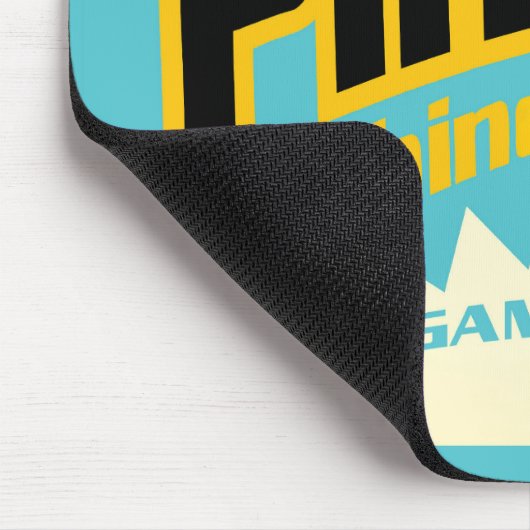 Pinball speler Non Slip Mousepad #33 Muismat (Hoek)