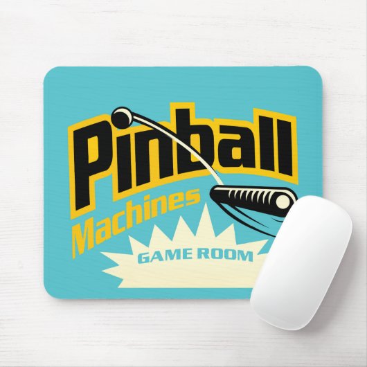 Pinball speler Non Slip Mousepad #33 Muismat (Met muis)