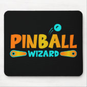 Pinball speler Non Slip Mousepad #5-2 Muismat (Voorkant)