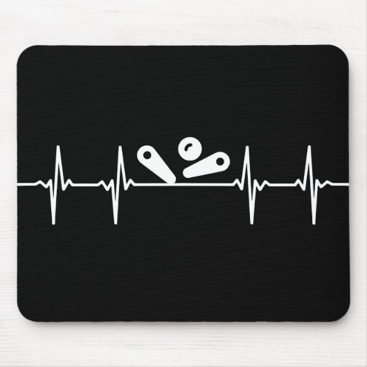 Pinball speler Non Slip Mousepad #5-3 Muismat (Voorkant)