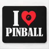 Pinball speler Non Slip Mousepad #5-4 Muismat (Voorkant)