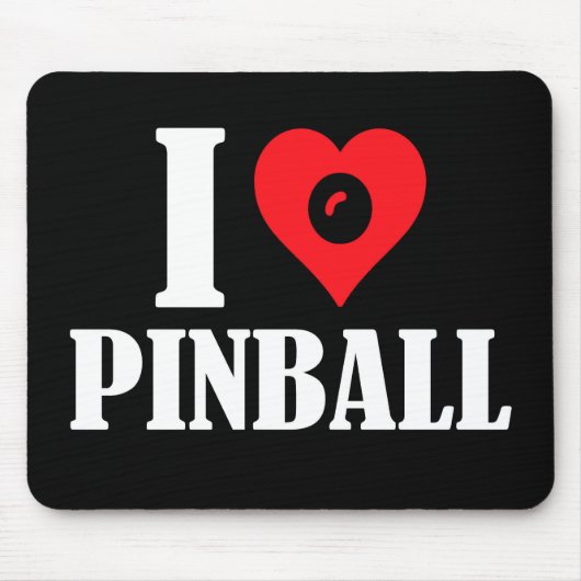 Pinball speler Non Slip Mousepad #5-4 Muismat (Voorkant)