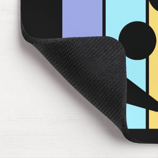 Pinball speler Non Slip Mousepad #6-2 Muismat (Hoek)