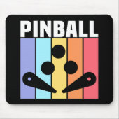 Pinball speler Non Slip Mousepad #6-2 Muismat (Voorkant)