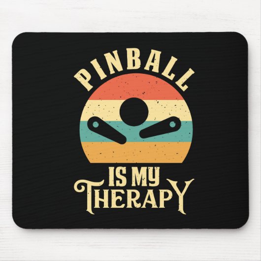 Pinball speler Non Slip Mousepad #6-4 Muismat (Voorkant)