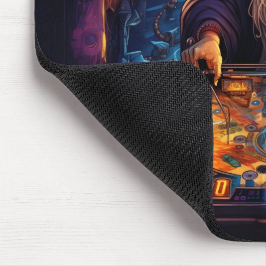 Pinball speler Non Slip Mousepad #7-4 Muismat (Hoek)