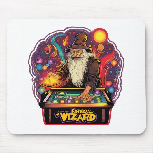 Pinball speler Non Slip Mousepad #7-5 Muismat (Voorkant)