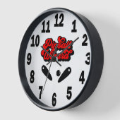 Pinball Speler Wandklok met Houten Lijst #8 (Hoek)