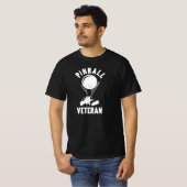 Pinball Veteran Player T-shirt (Voorkant volledig)