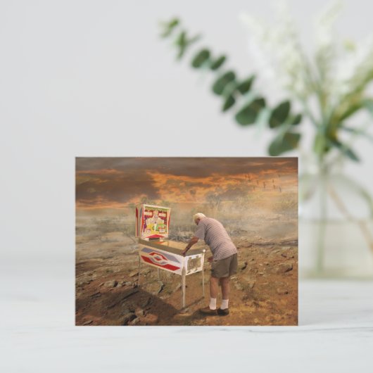 Pinball Wizard Briefkaart (Staand voorkant)