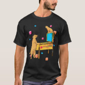 Pinball Wizard Dog Cat Pplay Pinball Machine Shi T-shirt (Voorkant)