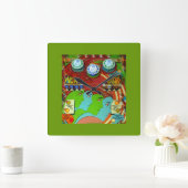 Pinball Wizard II Vierkante Klok (Huis)