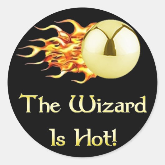 Pinball Wizard is heet Ronde Sticker (Voorkant)