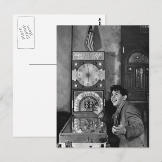 Pinball Wizard: jaren veertig Briefkaart (Voorkant / Achterkant)