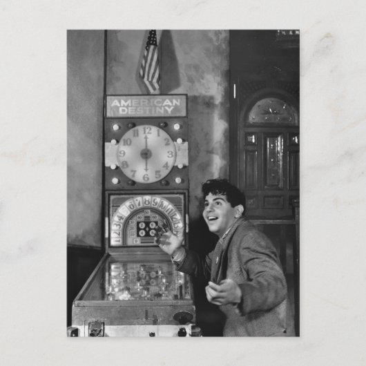 Pinball Wizard: jaren veertig Briefkaart (Voorkant)