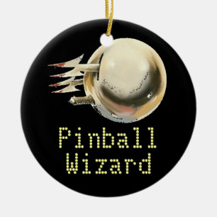 Pinball Wizard Keramisch Ornament