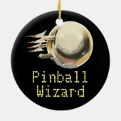 Pinball Wizard Keramisch Ornament (Achterkant)