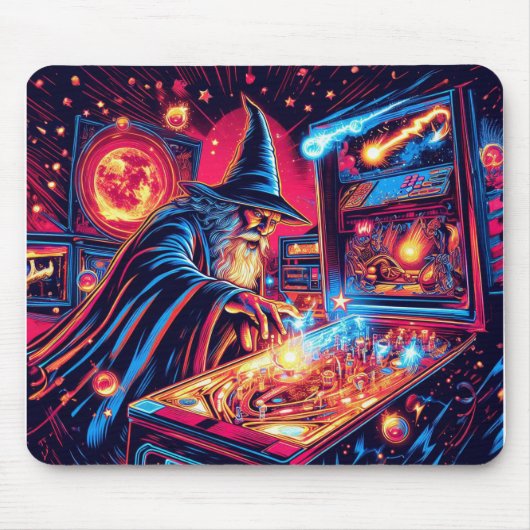Pinball Wizard Non Slip Mousepad #3-1 Muismat (Voorkant)
