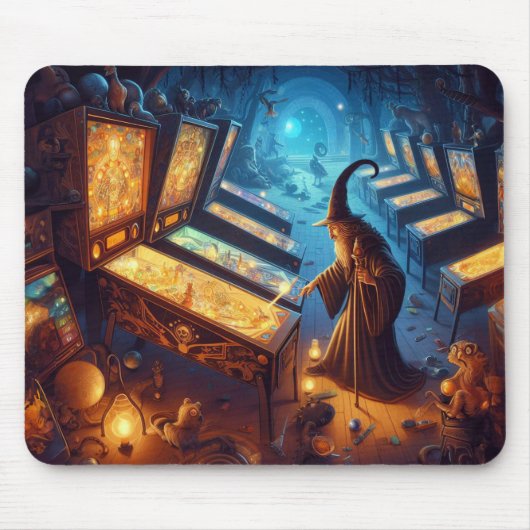 Pinball Wizard Non Slip Mousepad #3-3 Muismat (Voorkant)