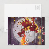 Pinballmachine Draak Briefkaart (Voorkant / Achterkant)