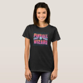 Pinbalmachineflippers Arcade Game Pinba T-shirt (Voorkant volledig)