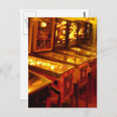 Pinbalmachines Briefkaart (Voorkant / Achterkant)