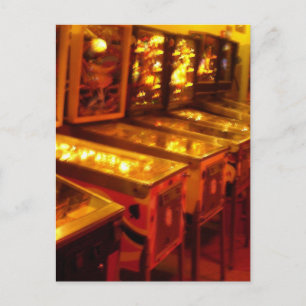 Pinbalmachines Briefkaart