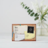  Pinboard Visitekaartje (Staand voorkant)