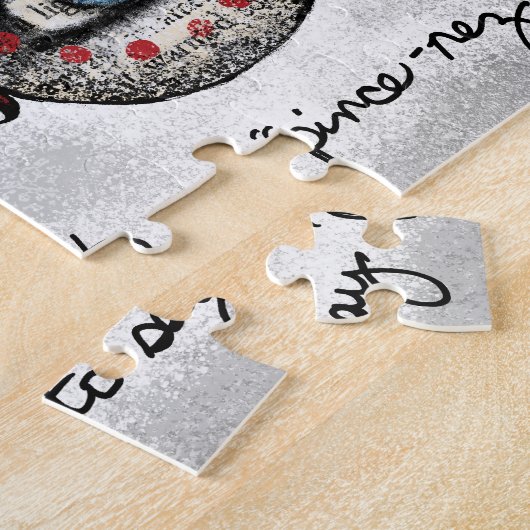 Pince-Nez Jigzaag Puzzle Legpuzzel (Zijkant)