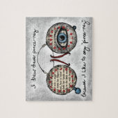 Pince-Nez Jigzaag Puzzle Legpuzzel (Verticaal)