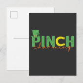 Pinch CHarming Grappig St Patrick's Day Ierse Gift Uitnodiging Briefkaart (Voorkant / Achterkant)