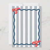 Pinch Me, I'm One lobster 1st Birthday  Bedankkaart (Achterkant)