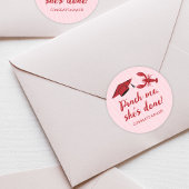Pinch Me She's Done Crawfish & Pet Afstuderen Ronde Sticker