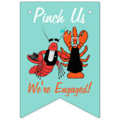 Pinch me We zijn een geëngageerde Crawfish Boil Sh Vlaggetjes (Tweede vlag)