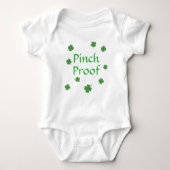 Pinch Proof Irish White Bodysuit (Voorkant)