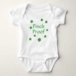 Pinch Proof Irish White Bodysuit