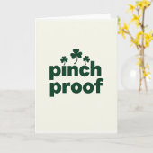 Pinch Proof Shamrock Day Card Kaart (Gele Bloem)