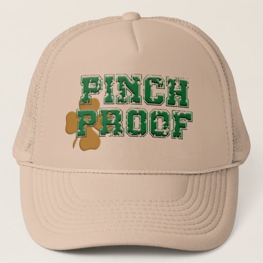 Pinch Proof St Patricks Design Trucker Pet (Voorkant)
