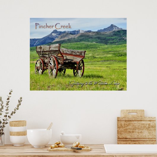 Pincher Creek Alberta Poster (Keuken)