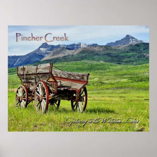 Pincher Creek Alberta Poster (Voorkant)