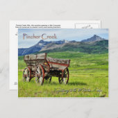 Pincher Creek Post Card Uitnodiging Briefkaart (Voorkant / Achterkant)