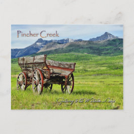 Pincher Creek Post Card Uitnodiging Briefkaart