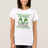 Pinches krijgen Stitches Funny St. Patrick's Day T-shirt (Voorkant)
