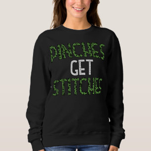 Pinches krijgen Stitches leopard St Patrick's Day  Trui